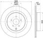 диск тормозной задний FX30D, FX35, FX37, FX50, фото 2 - интернет-магазин Auto-Mechanic