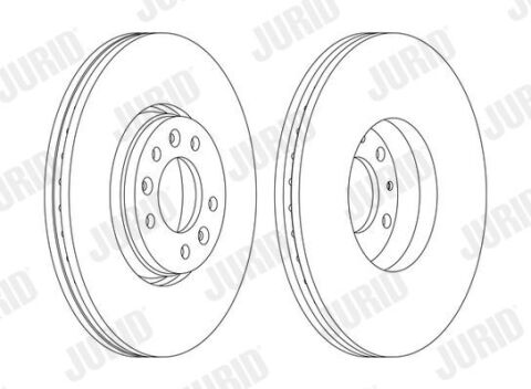 Тормозной диск передн. Jumpy,C5 III 08-,Fiat scudo,Peugeot 407,508,Expert 07-