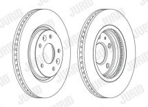 гальмівний диск передній NISSAN LEAF, QASHQAI II, X-TRAIL RENAULT KADJAR 1.2-Electric 11.10-