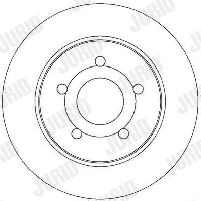 диск гальмівний задн.Mazda 3,Ford Focus II,C-Max