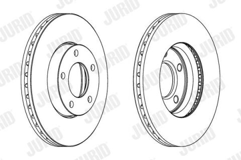 диск тормозной перед.Mazda 3, 5