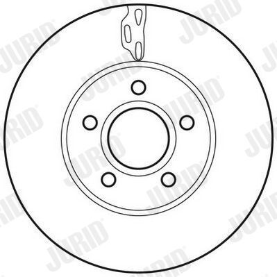 диск гальмівний передн. Focus, Focus C-Max 03- 1,6-1,8 03-