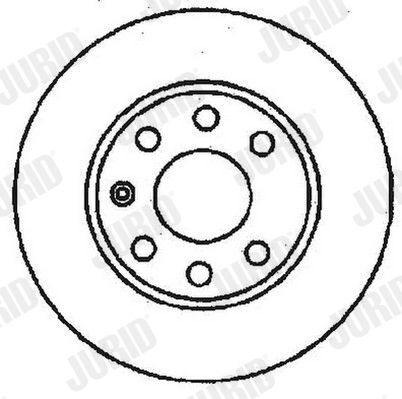 диск гальмівний передній Astra F,Corsa,Kadett D/E,Vectra A 1.0/1.8 81-00