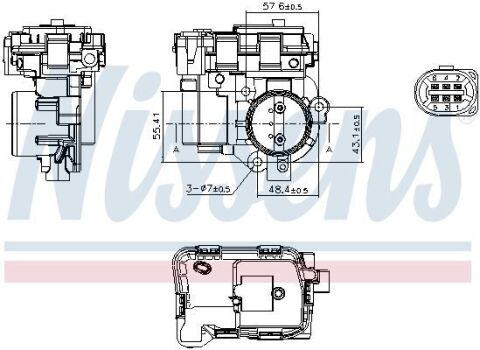 Дроссельная заслонка CADDY, T-CROSS, T-ROC, UP!, SKODA, AUDI