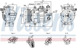 Компресор A-CLASS (W177), B-CLASS Sports Tourer (W247), CLA (C118), GLA (H247) Компресор A-CLASS (W177), B-CLASS Sports Tourer (W247), CLA (C118), GLA (H247)