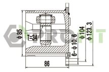 ШРКШ зі змазкою в комплекті