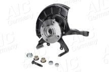 Кулак поворотнiй в зборi зi ступицею та кожухом