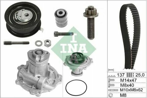 Комплект ГРМ + помпа VW Caddy/Sharan/Seat Ibiza 1.9TDI/SDI 95-06 Комплект ГРМ + помпа VW Caddy/Sharan/Seat Ibiza 1.9TDI/SDI 95-06