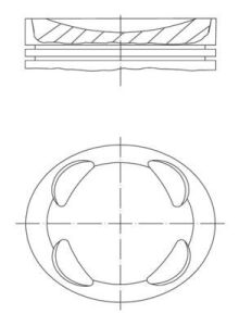 Поршень Citroen Berlingo/Peugeot Partner 1.6 09- (77.25mm/+0.25)