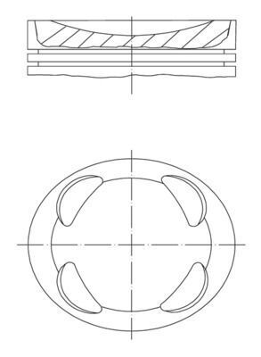 Поршень Citroen Berlingo/Peugeot Partner 1.6 09- (77.25mm/+0.25)