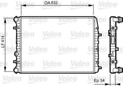 Радиатор охлаждения Skoda Fabia 99-14/Roomster 06-15 Радиатор охлаждения Skoda Fabia 99-14/Roomster 06-15