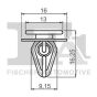 Клипса крепления (к-кт 5шт) Fiat Sedici 06-14/Suzuki SX4 07-, фото 2 - интернет-магазин Auto-Mechanic