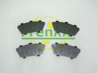 Комплект протискрипних пластин (задніх) Subaru Impreza 99-/Forester 02-12/Saab 9-2X 04-06 (Akebono)