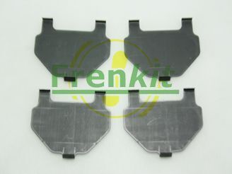 Комплект протискрипних пластин (задніх) Toyota Corolla 01-08/Camry 82-86/Yaris/Celica 99-05 (Akebono)