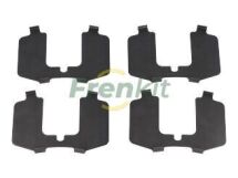 Комплект протискрипних пластин (передніх) Fiat 500X/Jeep Renegade 14- Комплект протискрипних пластин (передніх) Fiat 500X/Jeep Renegade 14-