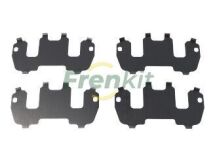 Комплект противоскрипных пластин (передних) MB M-class (W166) 11-15