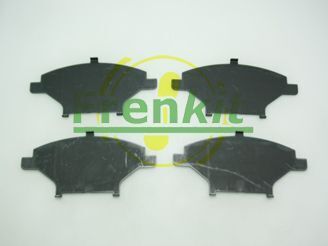 Комплект протискрипних пластин (передніх) Nissan Primera 02-08 (TRW)