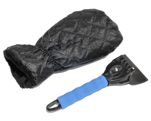 Скребок + рукавичка