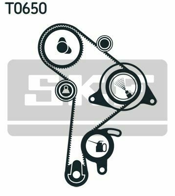 SKF К-кт. ГРМ (рем.+2шт.ролика+крепление+крепление)  AUDI 1,9TDI VW 1,9TD/TDI/SDI SEAT 1,9TD/TDI