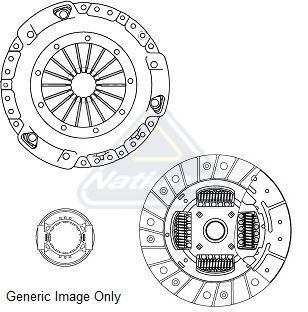 Комплект сцепления Corolla Verso 1.6-1.8 04-09/RAV4 1.8 00-05 (215mm) Замена CK9233