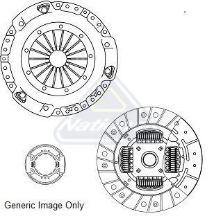 Комплект зчеплення Nissan Navara/NP300/Pick Up 2.5D/DI/DCI 01-