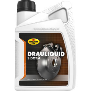 Тормозная жидкость DRAULIQUID-S DOT 4 BRAKEFLUID 1л