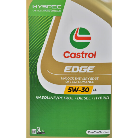 Моторное масло Castrol EDGE LL Titanium FST 5W-30, 5 литров