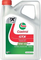 Моторна олива CASTROL GTX 10W-40 A3/B4, 4 літри