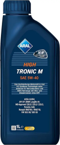 Моторное масло ARAL HighTronic M 5W-40, 1 литр