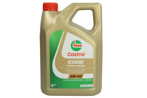 Моторна олива CASTROL EDGE Turbo Diesel 5W-40, 4 літри Моторна олива CASTROL EDGE Turbo Diesel 5W-40, 4 літри