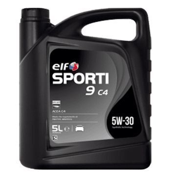 Моторна олива ELF SPORTI 9 C4 5W-30, 5 літрів Моторна олива ELF SPORTI 9 C4 5W-30, 5 літрів