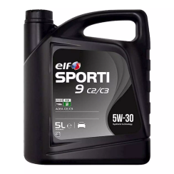 Моторна олива ELF SPORTI 9 C2/C3 5W-30, 5 літрів