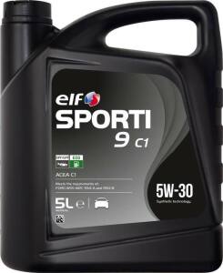 Моторна олива ELF SPORTI 9 C1 5W-30, 5 літрів