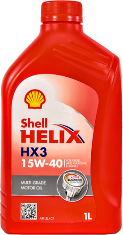 Моторна олива SHELL Helix HX3 15W-40, 1 літр