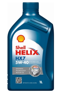 Моторное масло SHELL Helix HX7 5W-40, 1 литр