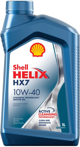 Моторное масло Shell Helix HX7 10W-40, 1 литр Моторное масло Shell Helix HX7 10W-40, 1 литр