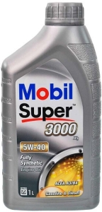 Моторна олива Mobil Super 3000 X1 5W-40, 1 літр