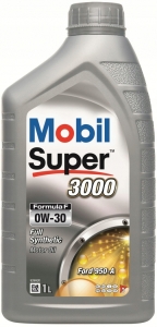 Моторное масло MOBIL SUPER 3000 FORMULA F 0W-30, 1 литр