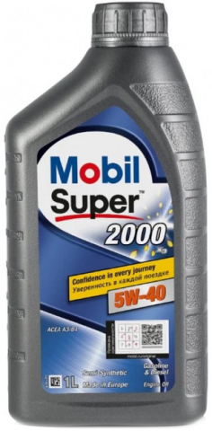 Моторна олива MOBIL 1 Super 2000 X3 5W-40, 1 літр Моторна олива MOBIL 1 Super 2000 X3 5W-40, 1 літр