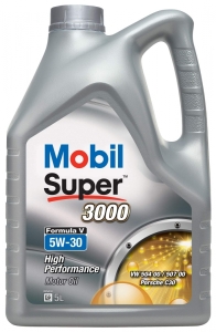 Моторное масло MOBIL Super 3000 Formula V 5W-30, 5 литров