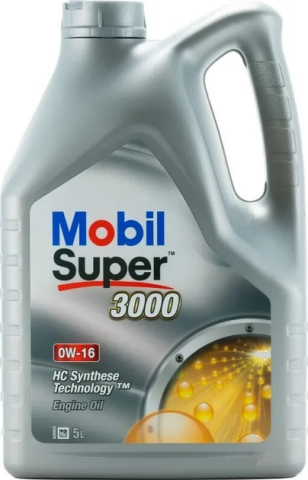 Моторное масло MOBIL SUPER 3000 0W-16, 5 литров Моторное масло MOBIL SUPER 3000 0W-16, 5 литров
