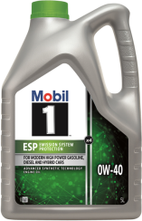Моторна олива Mobil 1 ESP X4 0W-40, 5 літрів Моторна олива Mobil 1 ESP X4 0W-40, 5 літрів