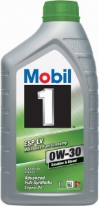 Моторное масло MOBIL1 ESP LV 0W-30, 1 литр