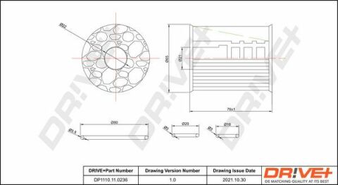 DP1110.11.0236 Drive+ - Фільтр оливи