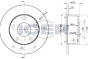 Диск тормозной (задний) Audi 100 -94/A6/VW Passat B5 94-05/Skoda Superb 01-08 (245x10)(с покр)(полн.), фото 5 - интернет-магазин Auto-Mechanic