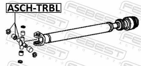 Хрестовина карданного валу HUMMER 3.5-6.0 04- (27X55.5/82)