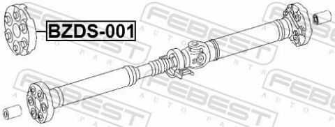 Балансир кардана MB W166/W164/W251 2.2-6.3 05-19 (148mm)