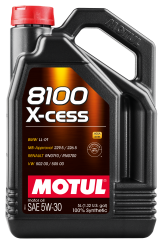 Моторна олива Motul 8100 X-cess 5W-30, 5 літрів