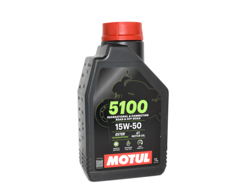 Моторное масло MOTUL 5100 4T 15W-50, 1 литр