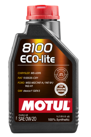Моторное масло Motul 8100 ECO-lite 0W-20, 1 литр